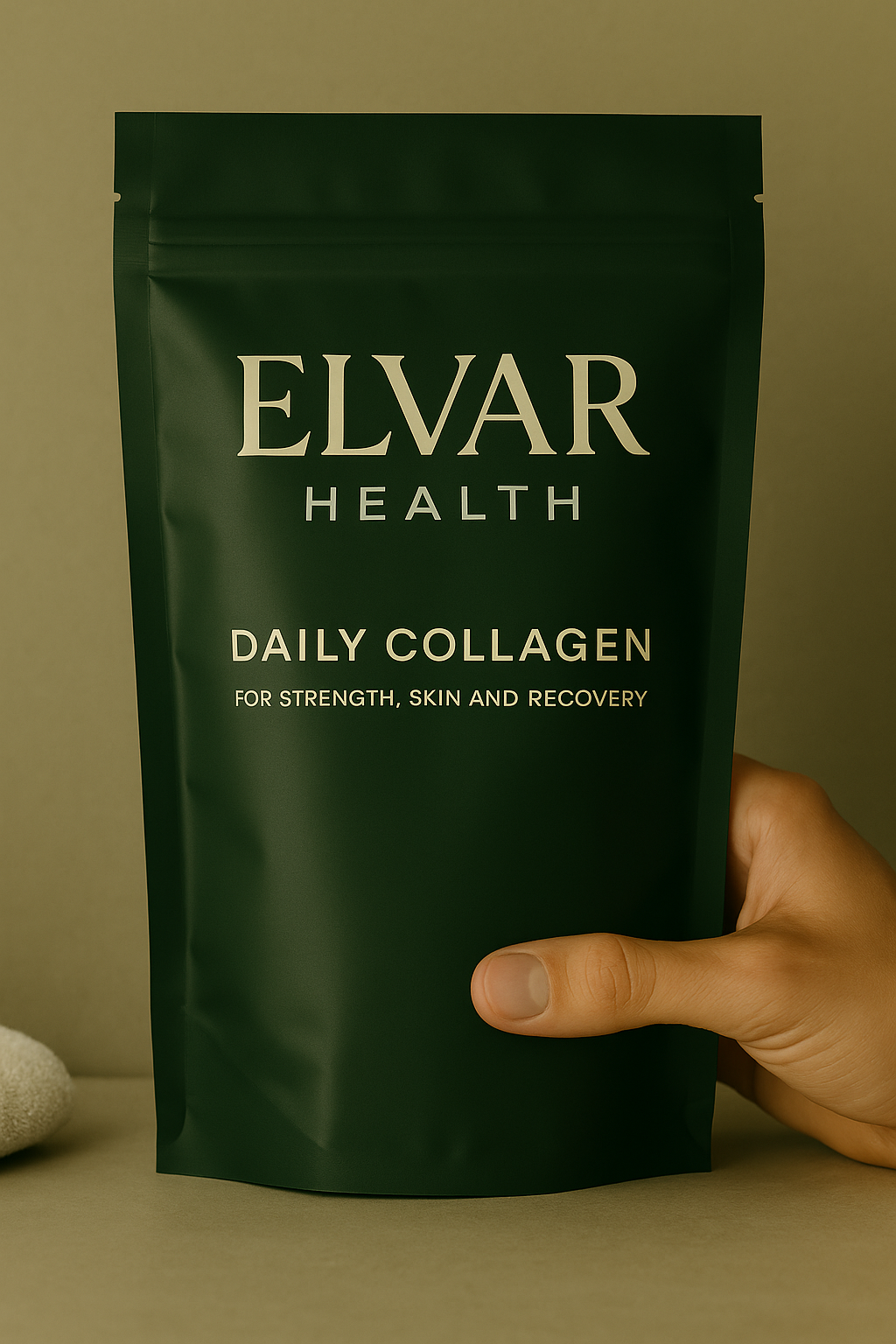 Elvar Health | Daily Collagen for Men | Pouch