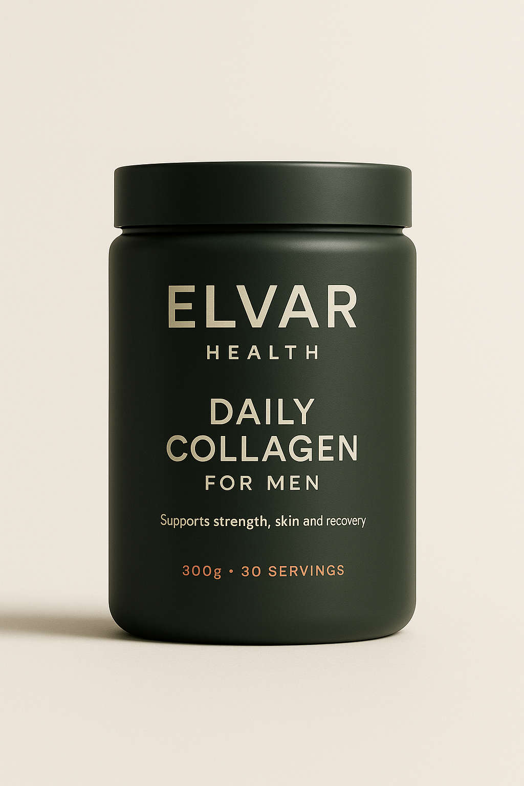 Elvar Health | Daily Collagen for Men | Tub